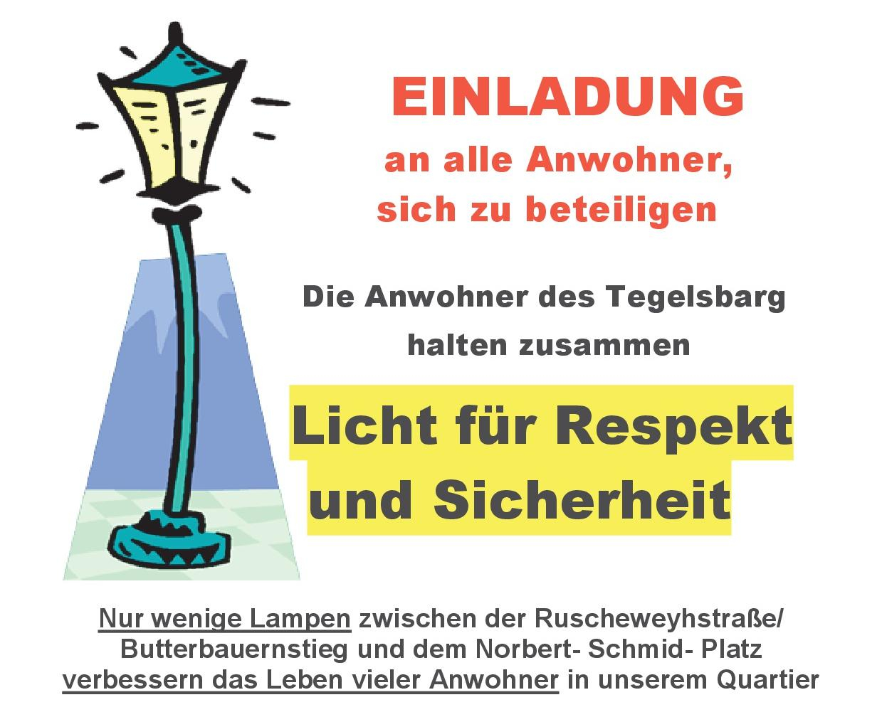 Beleuchtung Anwohner info Din AL fff 001
