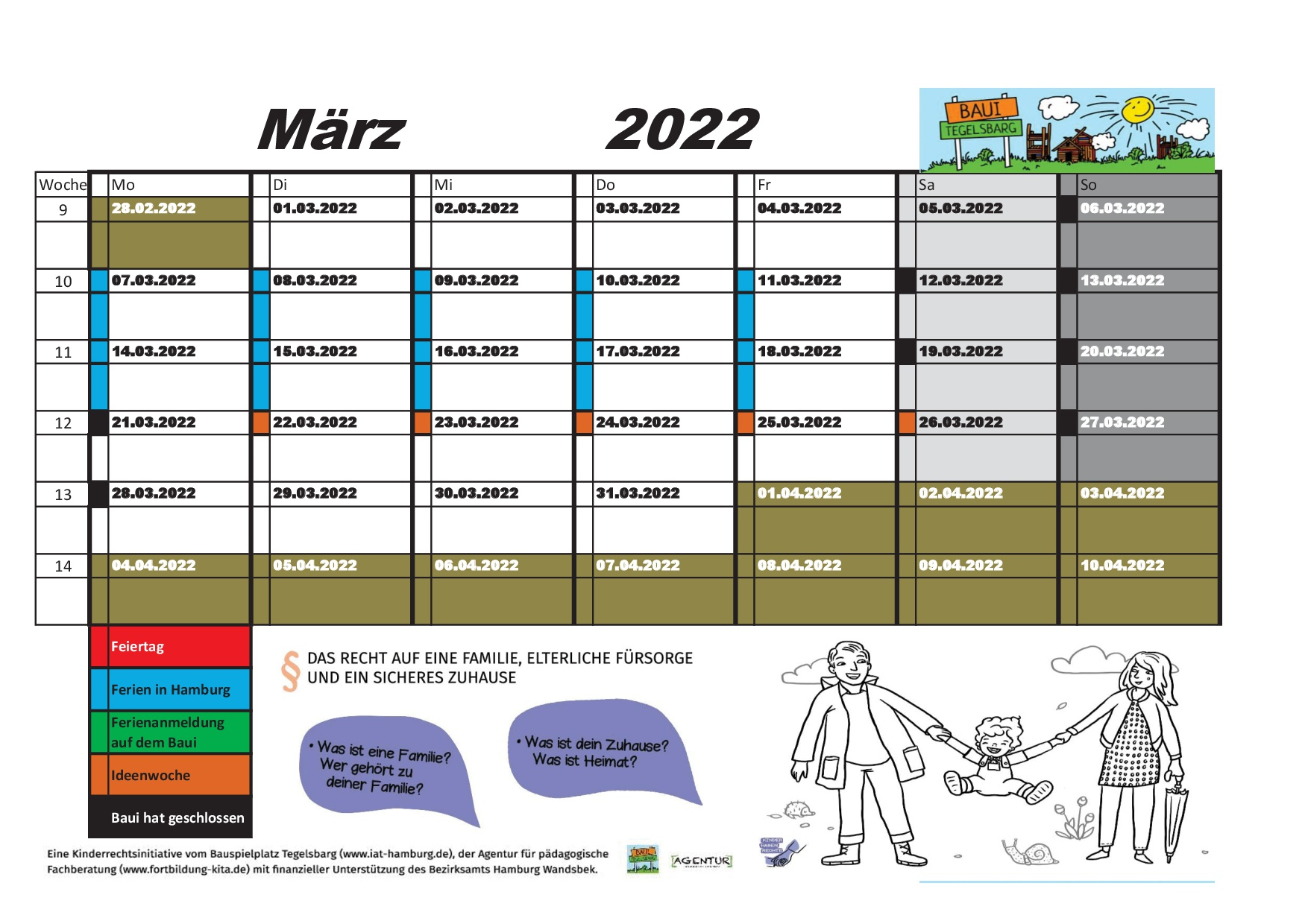 Baui Kalender 2022 Kinder HP 003