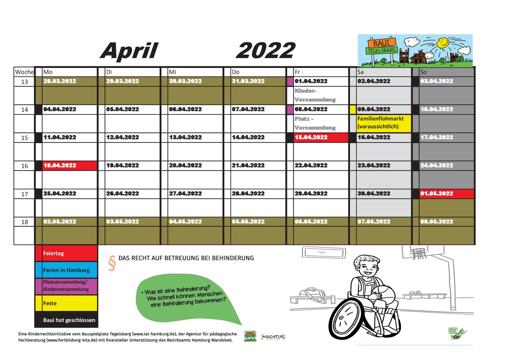 Baui Kalender 2022 Kinder HP 004