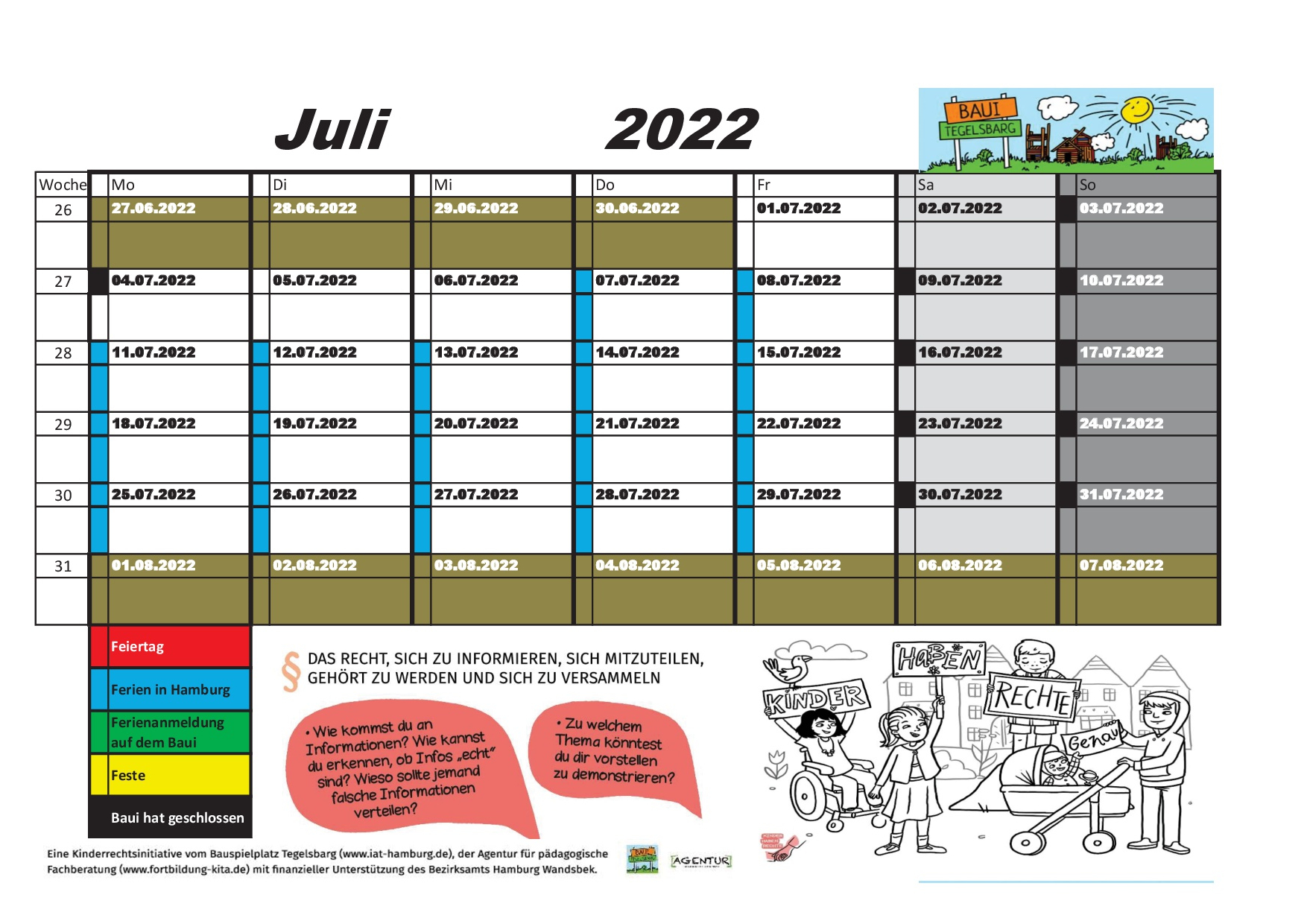 Baui Kalender 2022 Kinder HP 007