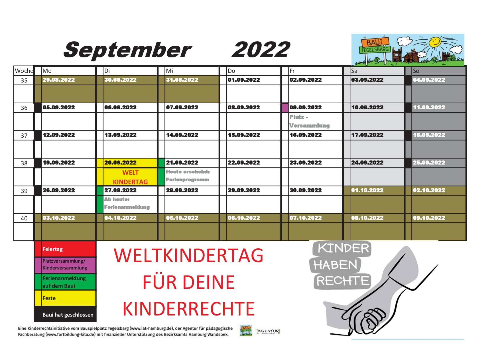 Baui Kalender 2022 Kinder HP 009
